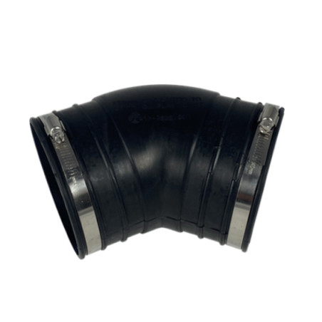 Courbe souple caoutchouc (45°) 160mm