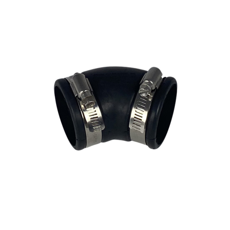 Courbe souple caoutchouc (45°) 50mm