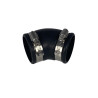 Courbe souple caoutchouc (45°) 50mm