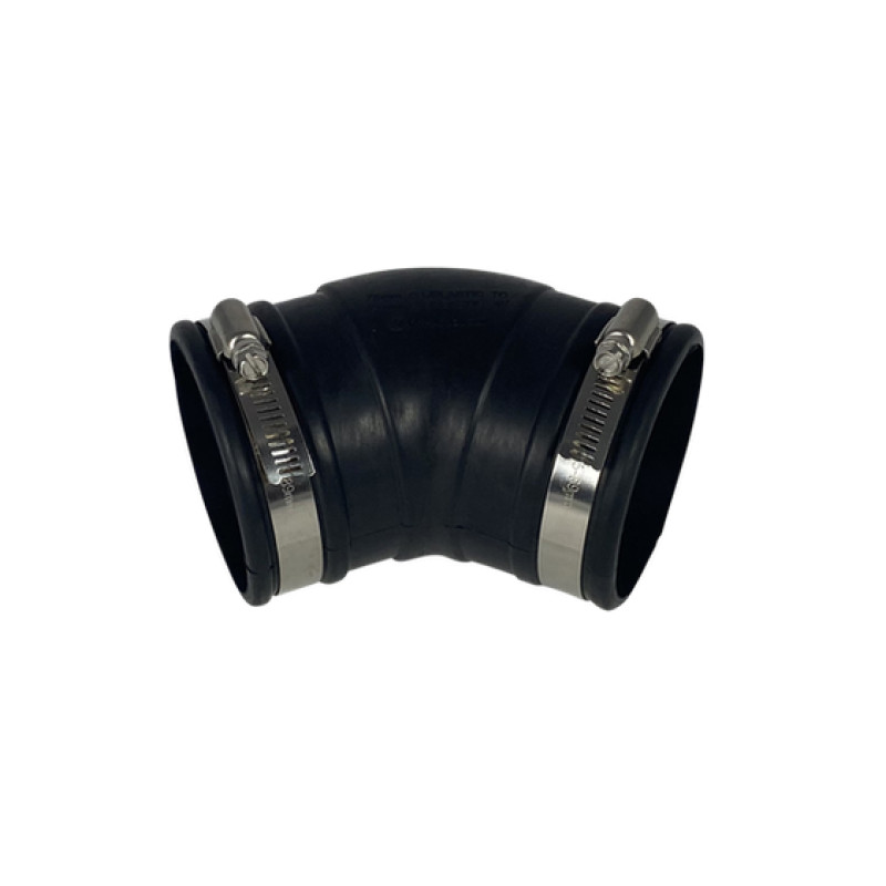 Courbe souple caoutchouc (45°) 75mm