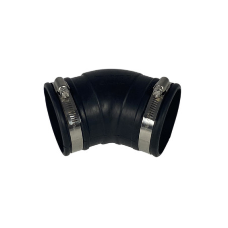 Courbe souple caoutchouc (45°) 75mm