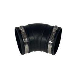 Courbe souple caoutchouc (45°) 90mm