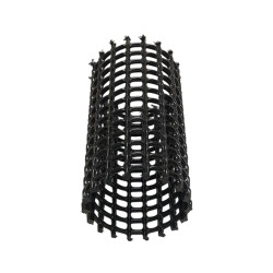 Tube à grille Ø 110mm x Longeur 1000mm (noir)