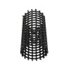 Tube à grille Ø 110mm x Longeur 1000mm (noir)