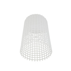 Tube à grille Ø 160mm x Longeur 1000mm (blanc)