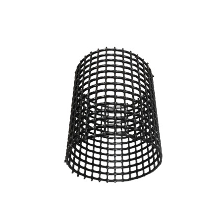 Tube à grille Ø 160mm x Longeur 1000mm (noir)