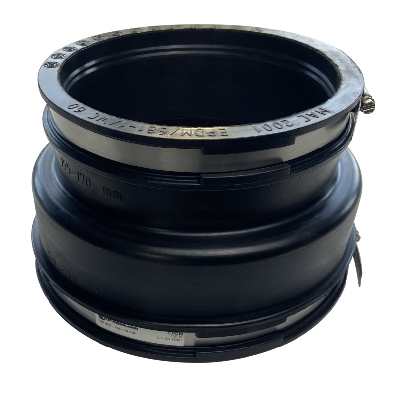 Manchon EPDM réducteur souple 200x160mm