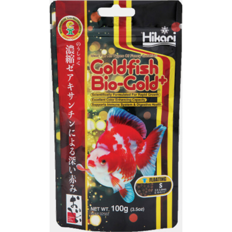 HIKARI GOLDFISH BIO-GOLD FLOATING S 100 GR New !!