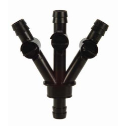 Robinets de dérivation réglable 3 voies 19mm