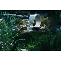Cascade lame d'eau Cobra à Led pour bassin et piscine