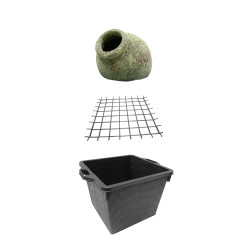 Kit Orange, jeu d'eau amphore d'aspect antique