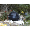 Kit Dubai, jeu d'eau boule anthracite en Terrazzo