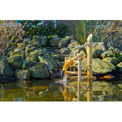 Fontaine Bamboo basculante vendu seule. ambiance zen