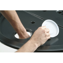 Couvercle Ontario 60 supporte 150kg: ø 60 cm. pour bac victoria 60