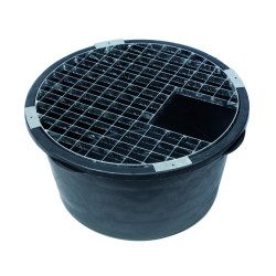 Grille en métal galvanisée pour bassin Victoria 90 Ø 81cm