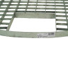 Grille en métal galvanisée pour bassin Victoria 90 Ø 81cm