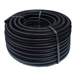 Tuyau armé spirale noir 50mm / 2"