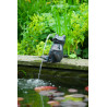 Gargouille Grenouille assise 20.5cm jet d'eau