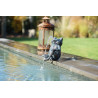 Gargouille Grenouille assise 20.5cm jet d'eau
