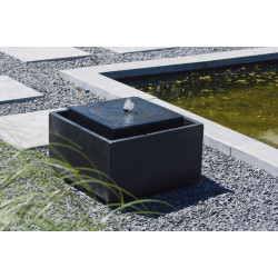 Kit Sonora. bassin hors sol moderne en Terrazzo avec LED