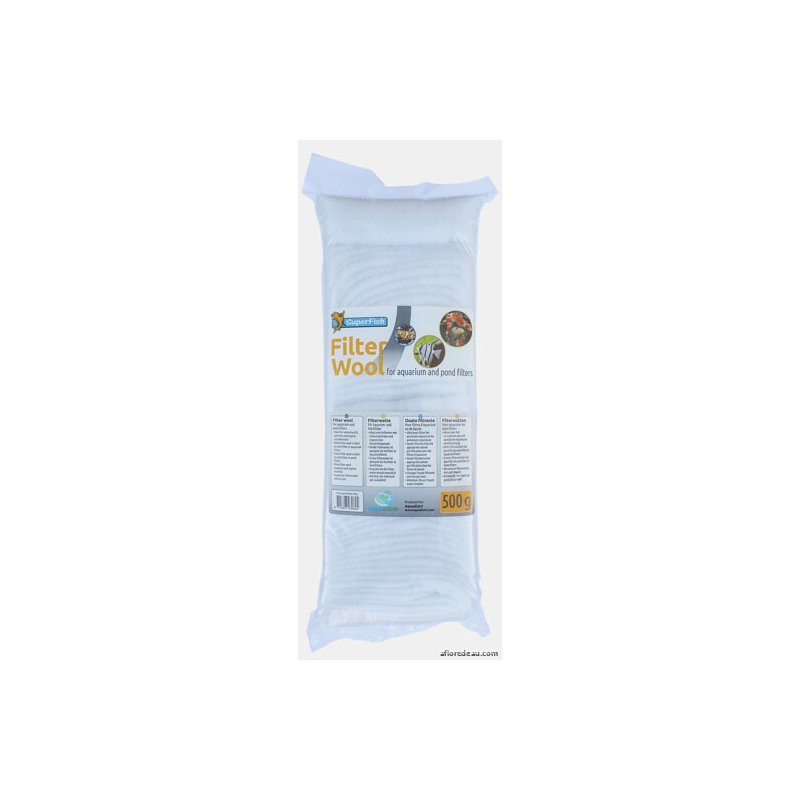 SF Ouate De Filtration Blanche 500 Gr - SuperFish