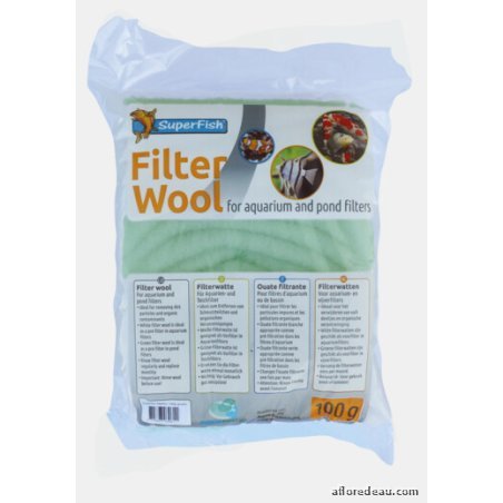 SF Ouate De Filtration Verte Epaisse 100 Gr - SuperFish