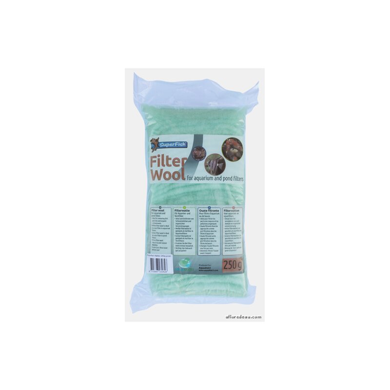 SF Ouate De Filtration Verte Epaisse 250 Gr - SuperFish