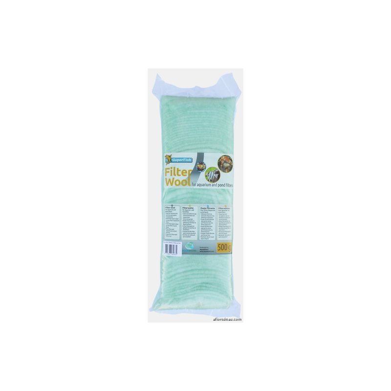 SF Ouate De Filtration Verte Epaisse 500 Gr - SuperFish