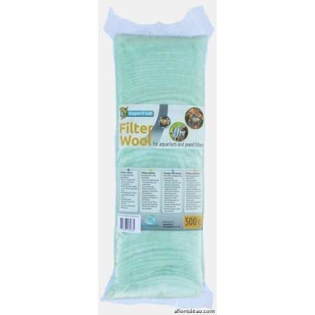 SF Ouate De Filtration Verte Epaisse 500 Gr - SuperFish