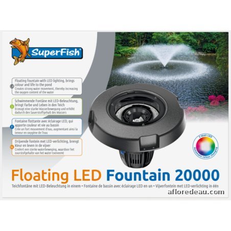 SF Fontaine LED Flottante 20.000-90 Watt - SuperFish