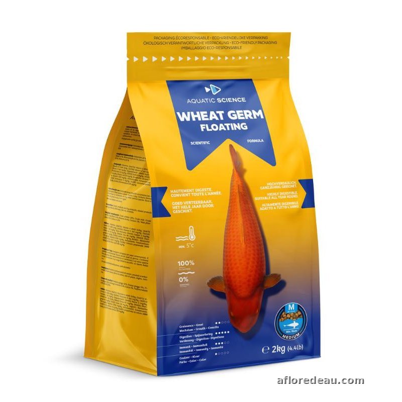 Aquatic Science Wheat Germ Floating MEDIUM 2kg