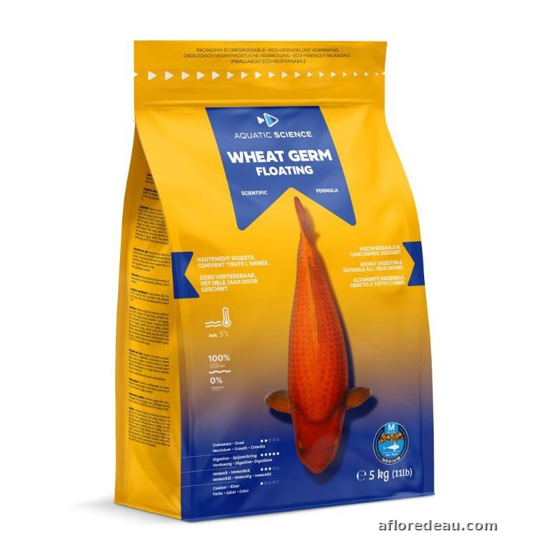 Aquatic Science Wheat Germ Floating MEDIUM 5kg