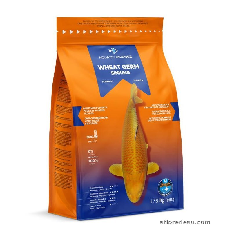 Aquatic Science Wheat Germ Sinking MEDIUM 5kg