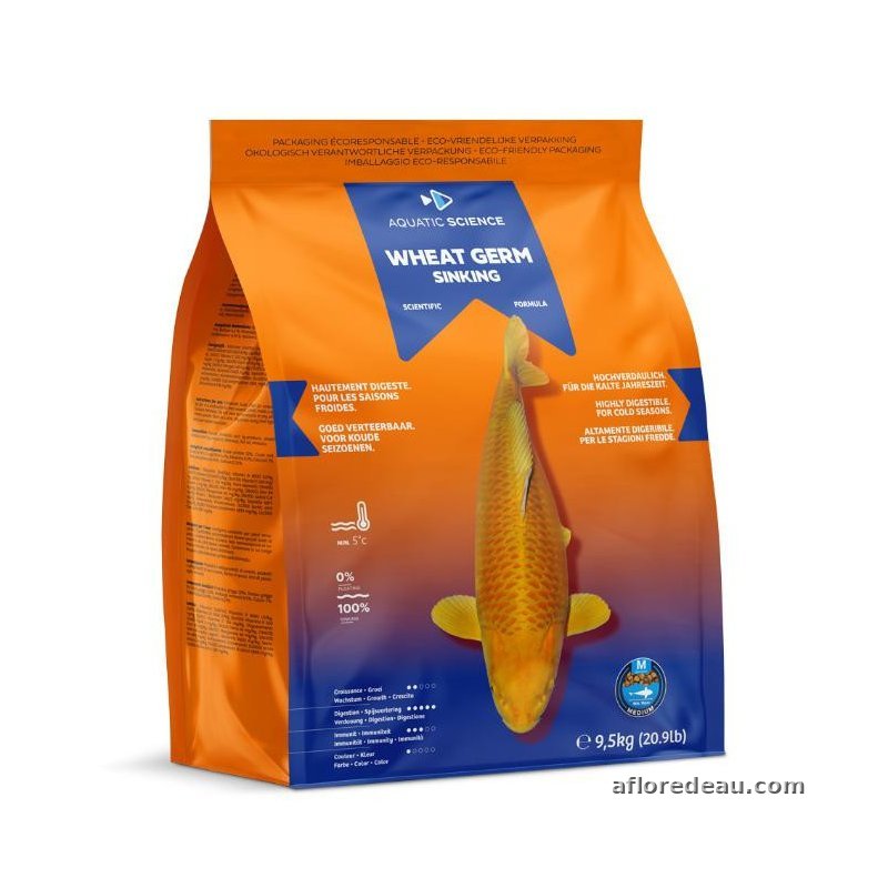 Aquatic Science Wheat Germ Sinking MEDIUM 9,5kg