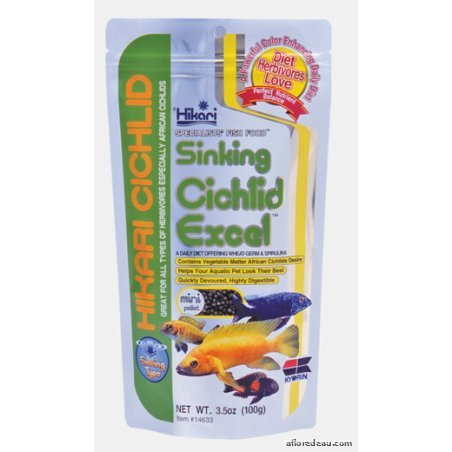 Hikari Cichlid Excel Mini 100 Grammes Coulant