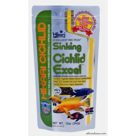 Hikari Cichlid Excel Mini 342 Grammes Coulant