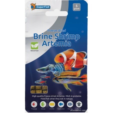 SF Aliment Fd Lyophilise Artemia 5 Gr