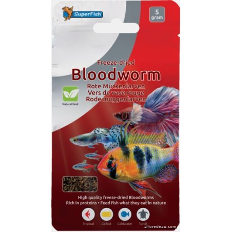 SF Aliment Fd Lyophilise Vers De Vase 5 Gr