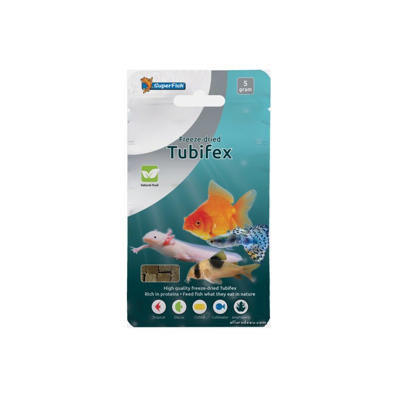 SF Aliment Fd Lyophilise Tubifex 5 Gr