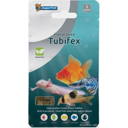 SF Aliment Fd Lyophilise Tubifex 5 Gr