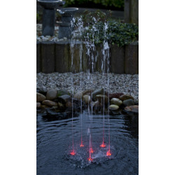 Jeux d'eau JumpMax à décor flottant (6 jets + LED + accessoires inclus sans pompe)