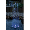 Jeux d'eau JumpMax à décor flottant (6 jets + LED + accessoires inclus sans pompe)