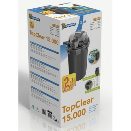 Filtre TopClear 15000 avec UV 11w