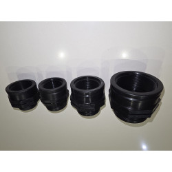 Réduction taraudée PP Noir