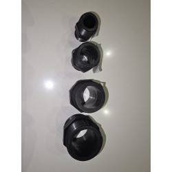 Mamelon fileté PP Noir