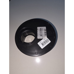 Réduction excentrique à lèvre FM PP Noir